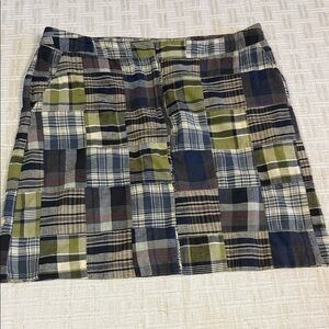 Carole Little Multi-Color Plaid Mini Skirt